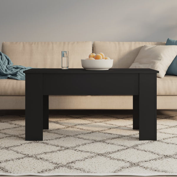 Schwarzer Couchtisch 101x49 cm