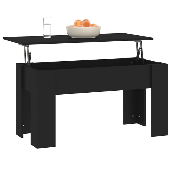 Schwarzer Couchtisch 101x49 cm