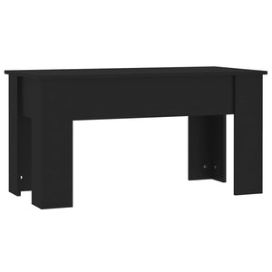 Schwarzer Couchtisch 101x49 cm