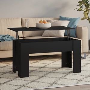 Schwarzer Couchtisch 101x49 cm
