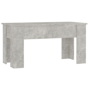 Betongrauer Couchtisch, 101 cm