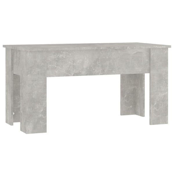 Betongrauer Couchtisch, 101 cm