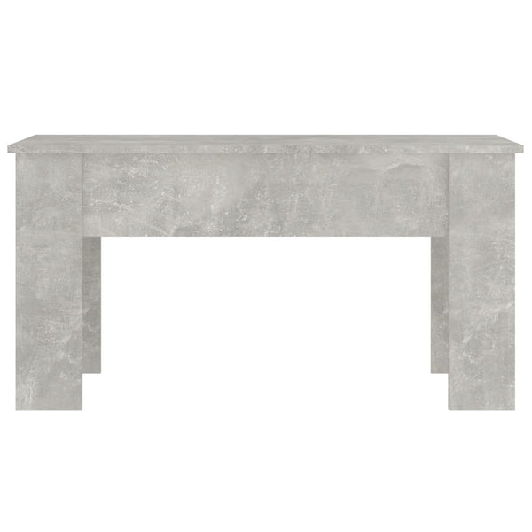 Betongrauer Couchtisch, 101 cm
