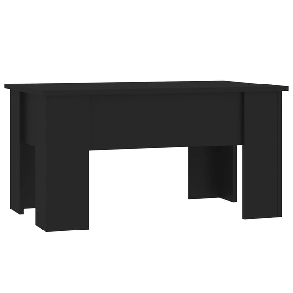 Schwarzer Couchtisch 79x49 cm