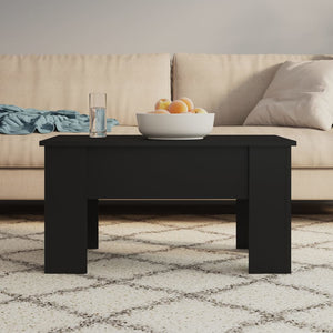 Schwarzer Couchtisch 79x49 cm