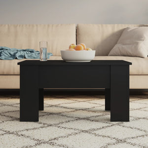 Schwarzer Couchtisch 79x49 cm