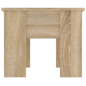 vidaXL Table basse chêne sonoma 79x49x41 cm bois d'ingénierie