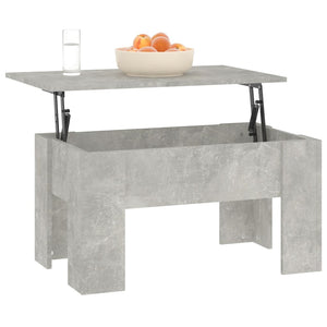 Betongrauer Couchtisch 79x49 cm
