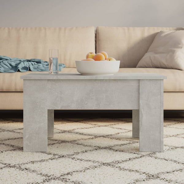 Betongrauer Couchtisch 79x49 cm