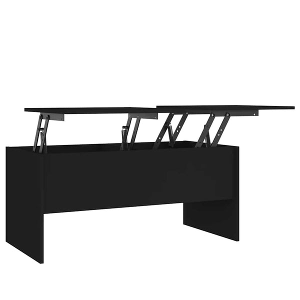 Schwarzer Couchtisch 102x50,5 cm