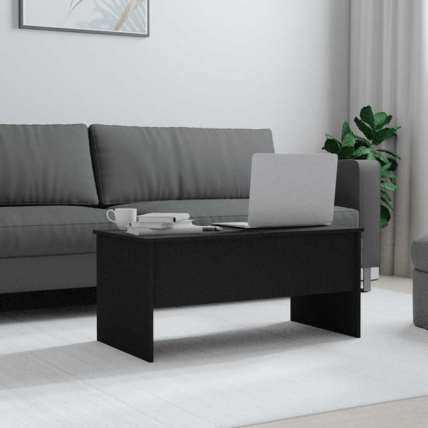 Schwarzer Couchtisch 102x50,5 cm