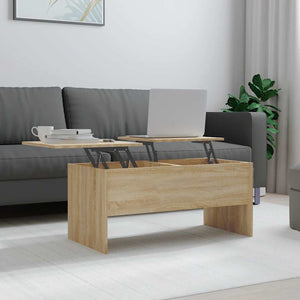 Sonoma Eiche Couchtisch mit Stauraum