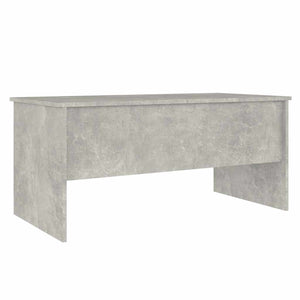 Betongrauer Couchtisch mit Stauraum