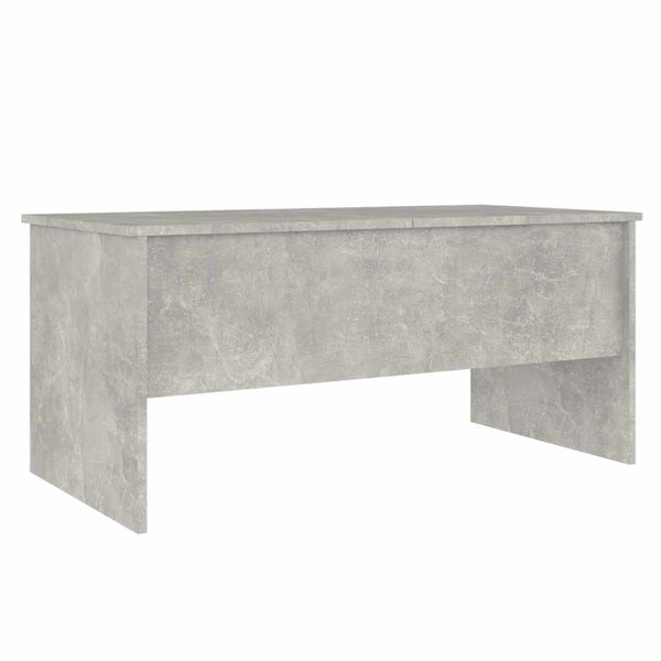 Betongrauer Couchtisch mit Stauraum