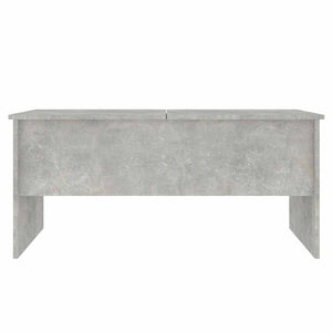 Betongrauer Couchtisch mit Stauraum
