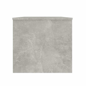 Betongrauer Couchtisch mit Stauraum