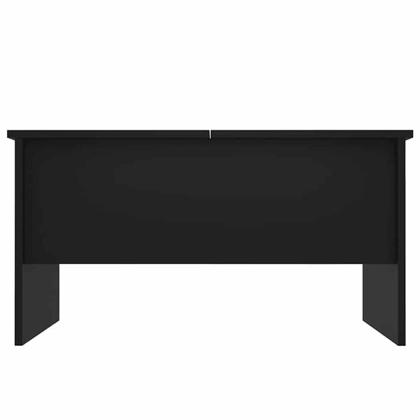 Schwarzer Couchtisch 80x50 cm