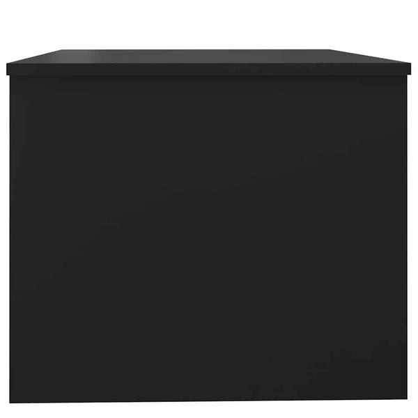 Schwarzer Couchtisch 80x50 cm
