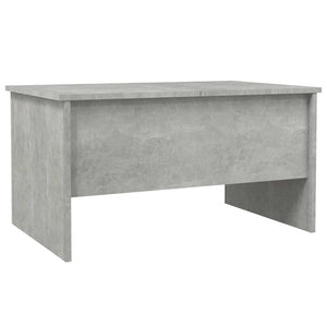 Betongrauer Couchtisch 80x50 cm