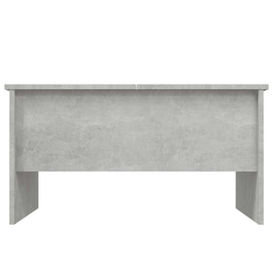 Betongrauer Couchtisch 80x50 cm