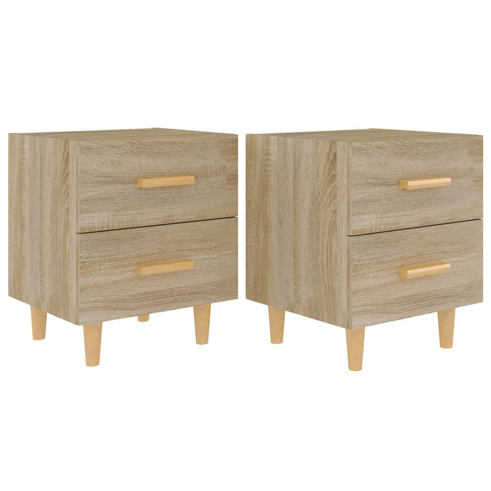 vidaXL Nightstands 2 pcs. Sonoma Oak 40x35x47.5 cm