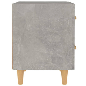 Betongrauer Nachttisch, 40 cm
