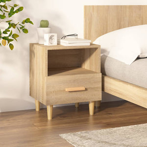 vidaXL Nightstand Sonoma Oak 40x35x47 cm