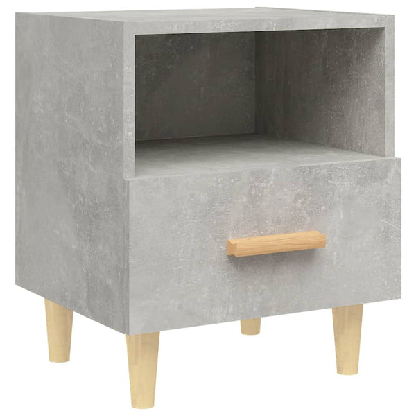 Betongrauer Nachttisch 40x35x47 cm
