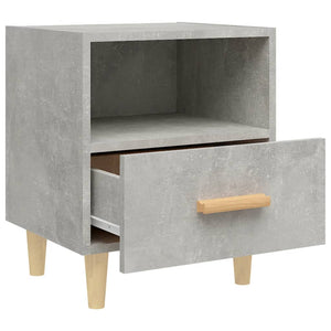 Betongrauer Nachttisch 40x35x47 cm
