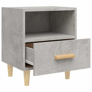 Nachttische 2er Set Betongrau 40x35x47 cm