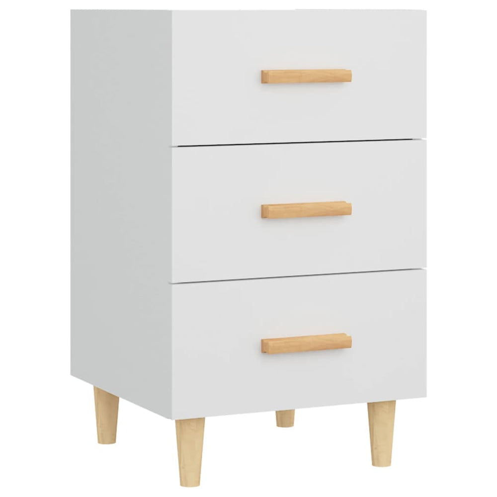vidaXL Nightstand White 40x40x66 cm Engineered Wood