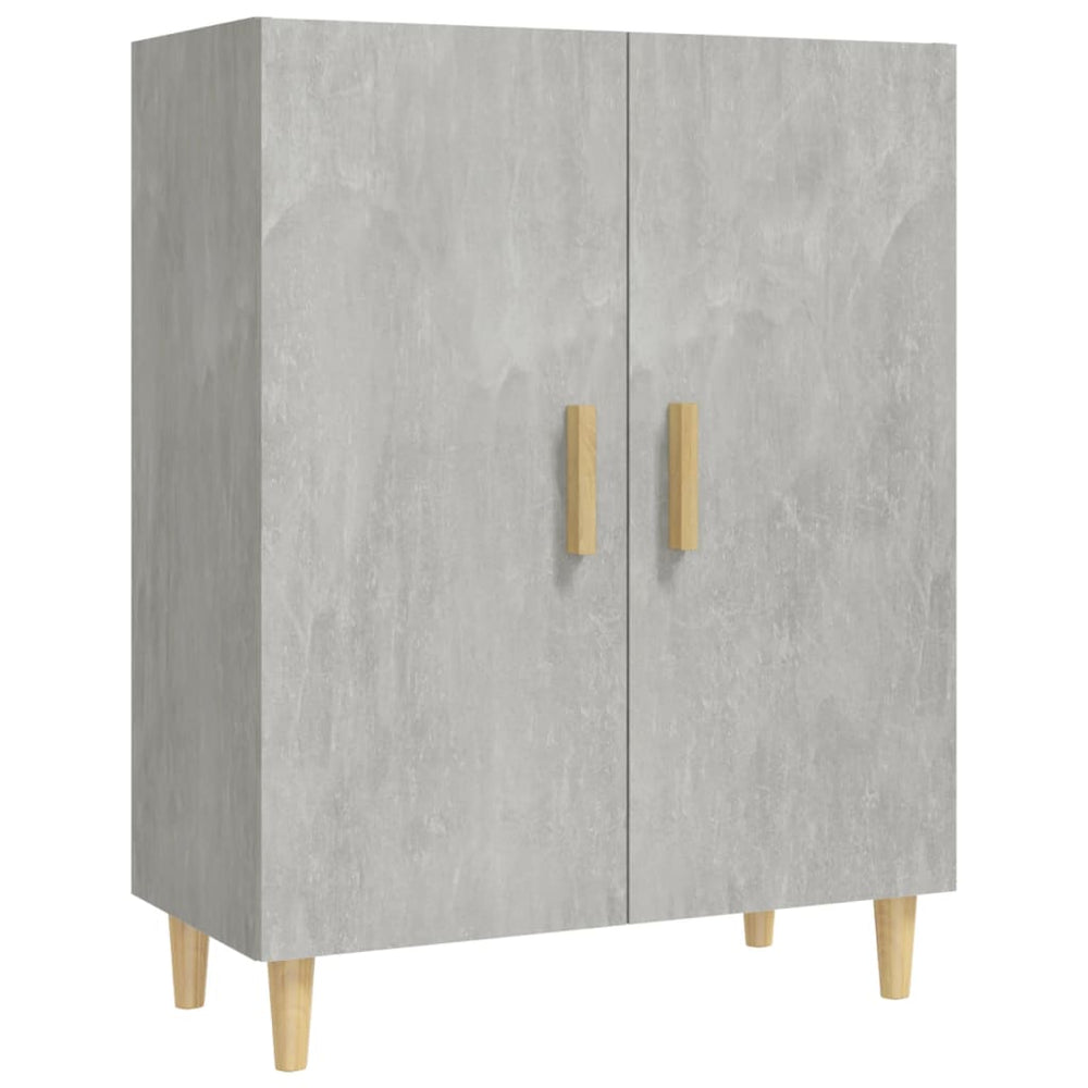 vidaXL Sideboard Concrete Gray 70x34x90 cm Engineered Wood