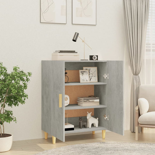 Betongraues Sideboard 70x34x90 cm