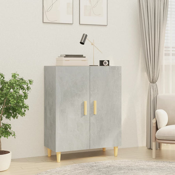 Betongraues Sideboard 70x34x90 cm