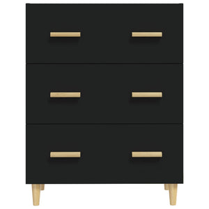 Schwarzes Sideboard 70x34x90 cm