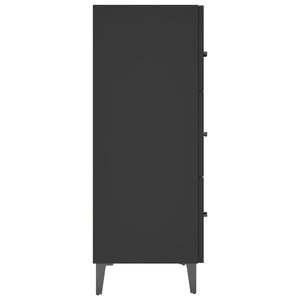Schwarzes Sideboard 69,5 cm Holz