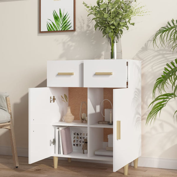 Weißes Sideboard 69,5x34x89 cm