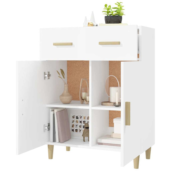 Weißes Sideboard 69,5x34x89 cm
