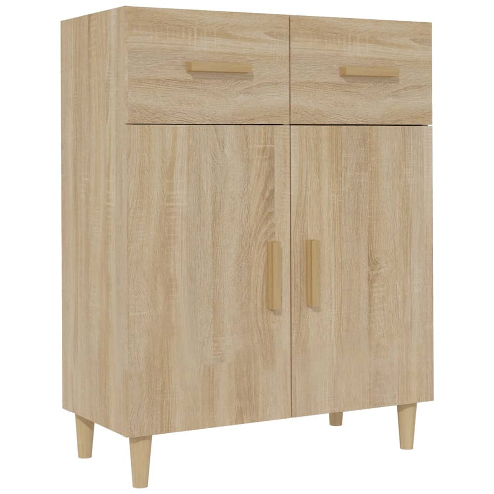 vidaXL Sideboard Sonoma Oak 69.5x34x89 cm Engineered Wood