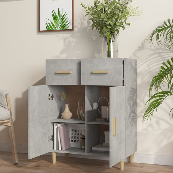 Betongraues Sideboard 69,5 cm