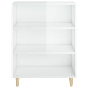 Hochglanz Weißes Sideboard 69,5x32,5x90 cm