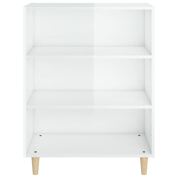 Hochglanz Weißes Sideboard 69,5x32,5x90 cm