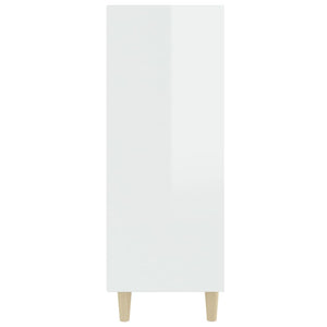 Hochglanz Weißes Sideboard 69,5x32,5x90 cm