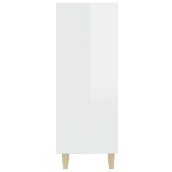 Hochglanz Weißes Sideboard 69,5x32,5x90 cm