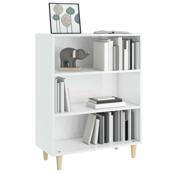 Hochglanz Weißes Sideboard 69,5x32,5x90 cm