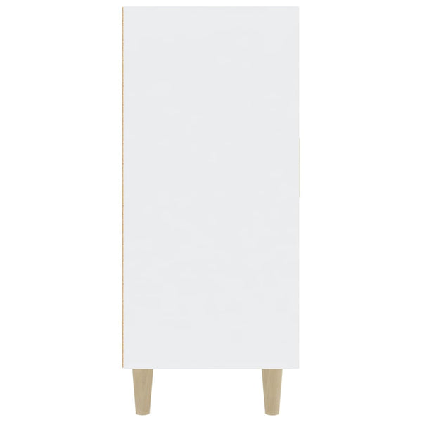 Sideboard Weiß 90x34x80 cm