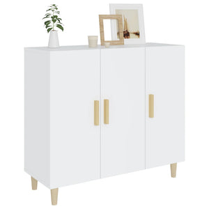 Sideboard Weiß 90x34x80 cm