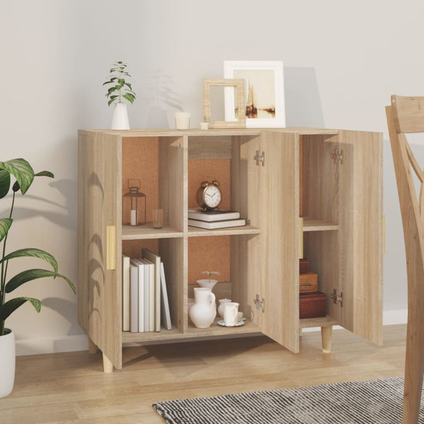 Sideboard Sonoma Eiche 90 cm