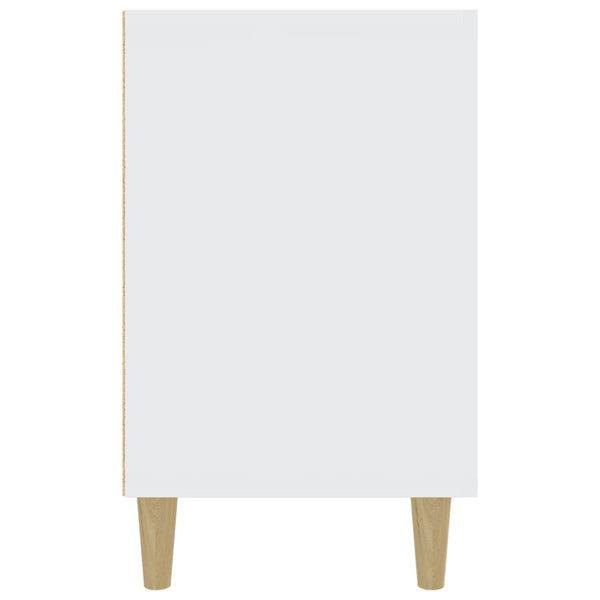 Weißes Sideboard 100 cm Holzwerkstoff