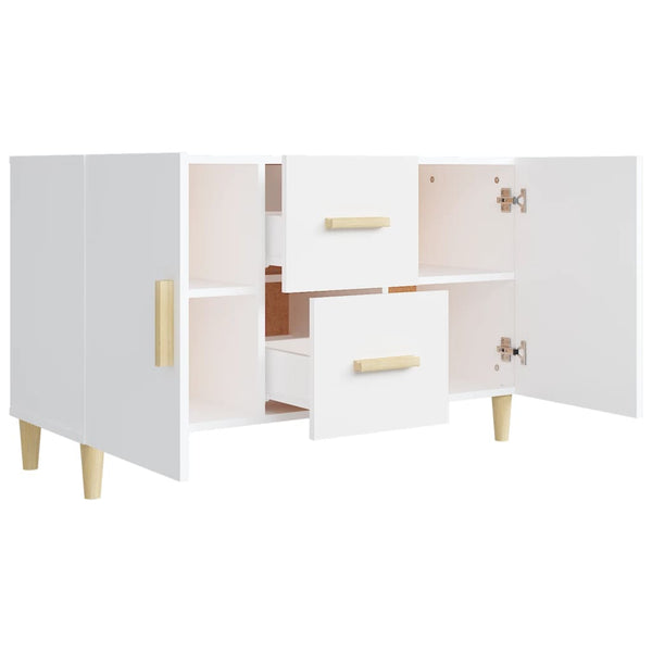 Weißes Sideboard 100 cm Holzwerkstoff